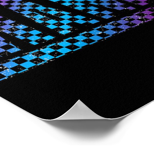 Mama Checkered Mommy New Mom Happy Mothers Day Mom Poster (Hoek)