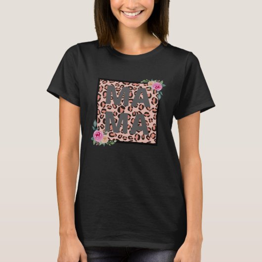 Mama Cheetah T-shirt (Voorkant)