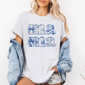 Mama Chinoiserie Coquette Bow Moederdag T-shirt