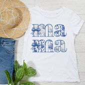 Mama Chinoiserie Coquette Bow Moederdag T-shirt