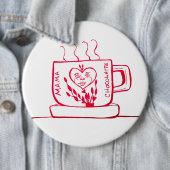 Mama Chocolatte Ronde Button 6,0 Cm (In situ)