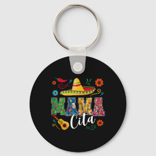 Mama Cita Cinco De Mayo Mexicaanse Hoed Gitaar Ca Sleutelhanger