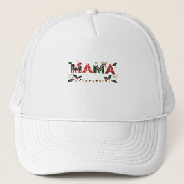Mama Claus Christmas – Cute Festive Holiday Typogr Trucker Pet