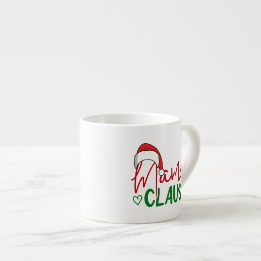 Mama Claus Christmas Design-60094 Espresso Kop (Voorkant rechts)