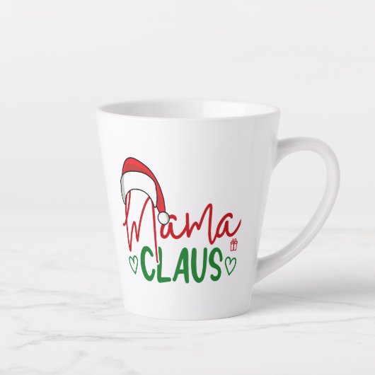 Mama Claus Christmas Design-60094 Latte Mok (Rechts)