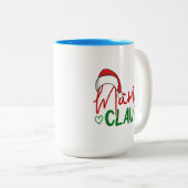 Mama Claus Christmas Design-60094 Tweekleurige Koffiemok (Voorkant rechts)