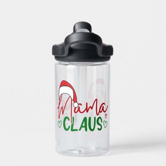 Mama Claus Christmas Design-60094 Waterfles (Achterkant)