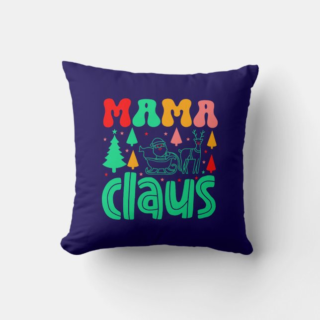 Mama Claus Christmas Design-60097 Kussen (Voorkant)
