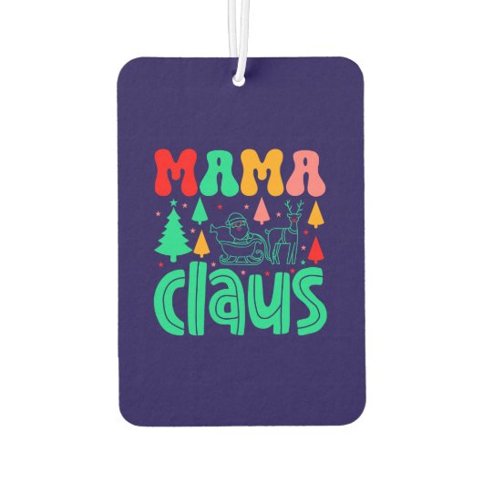 Mama Claus Christmas Design-60097 Luchtverfrisser (Achterkant)