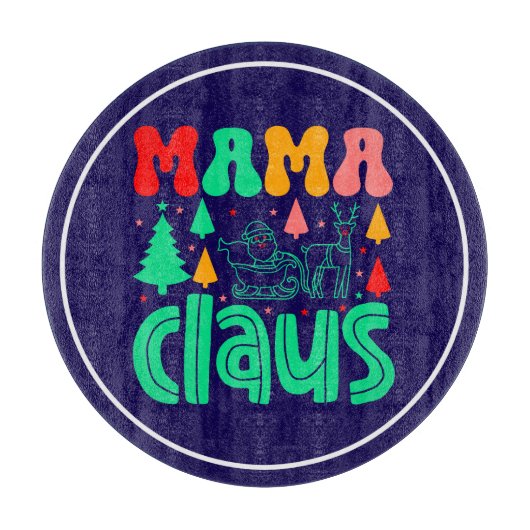 Mama Claus Christmas Design-60097 Snijplank (Voorkant)