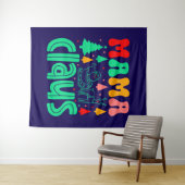 Mama Claus Christmas Design-60097 Wandkleed (In Situ (horizontaal))