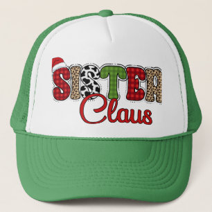 Mama Claus geruite ontwerp Trucker Pet