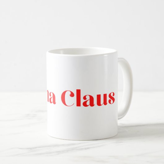 Mama Claus Holiday Mok (Voorkant rechts)