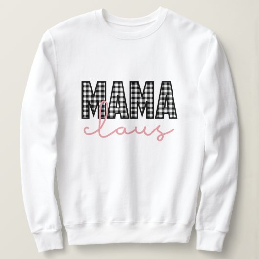 Mama claus kermas trui (Design voorkant)
