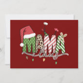 Mama Claus Kerst Grappig Kerstmama Feestdagenkaart (Voorkant)