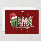 Mama Claus Kerst Grappig Kerstmama Feestdagenkaart (Voorkant / Achterkant)