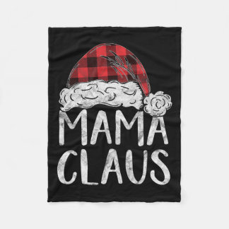 Mama Claus kerstkostume Gift Santa Matching F Fleece Deken
