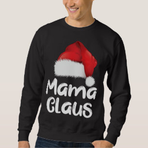Mama Claus Kerstmis Familie Matching Santa Hat Paj Trui
