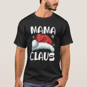 Mama Claus Kerstmis Pajama familie komt overeen me T-shirt