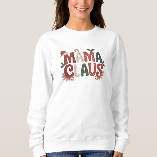 Mama Claus Kerstmis Trui (Voorkant)