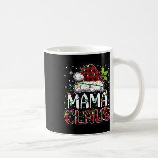 Mama Claus Kerstverlichting Matching Familie Xmas  Koffiemok