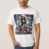 Mamá Claus Metalera: La Navidad Rockera T-shirt (Voorkant)