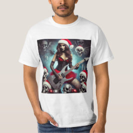 Mamá Claus Metalera: La Navidad Rockera T-shirt