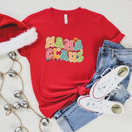 Mama Claus Retro T-shirt
