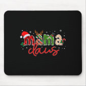 Mama Claus Santa Claus Family Matching Christmas P Muismat (Voorkant)