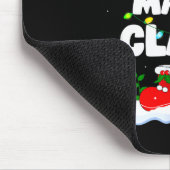 Mama Claus Santa Matching Family Christmas Lights Muismat (Hoek)