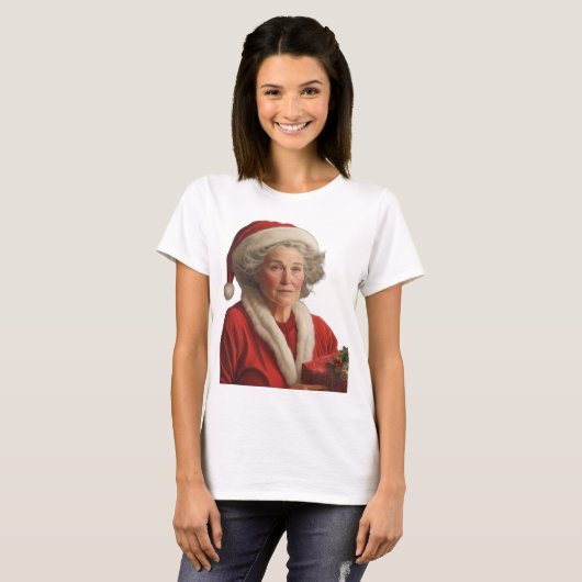 Mama Claus T-shirt (Voorkant volledig)