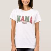 Mama Claus T-shirt, Kerstmis Mam T-shirt (Voorkant)