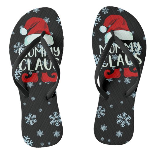 Mama Claus teenslippers (Voetbed)