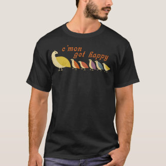 Mama Common Get Happy Grappig Aanmoedigend Positie T-shirt