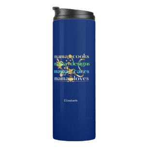 Mama Cooks Mama Design Mama Cares Mama houdt van Thermosbeker