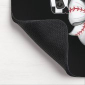 Mama Coquette Bow Game Day Baseball Softbal Cheer Muismat (Hoek)