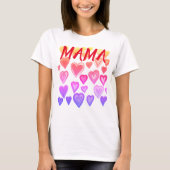 MAMA, Corazones. T-shirt (Voorkant)
