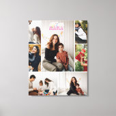 Mama Custom Photo Collage Foam Board Canvas Afdruk (Voorkant)