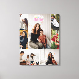 Mama Custom Photo Collage Foam Board Canvas Afdruk