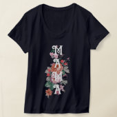 Mama Cute floral voor moeder T-shirt (Laagn)