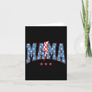 Mama Dada Mini 4 juli Amerikaanse Familie Matchend Kaart