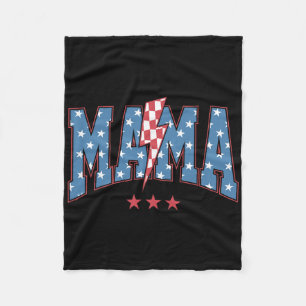 Mama Dada Mini 4 juli Amerikaanse Familie Matching Fleece Deken