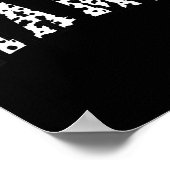 Mama Dalmatian Patroon Moeder Grappig Gelukkig Moe Poster (Hoek)