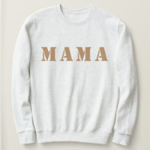 "Mama" dameskuit-neksweatshirt