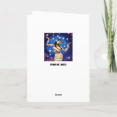 Mama Dansen om muziek te verpakken Halloween Kaart (Achterkant)