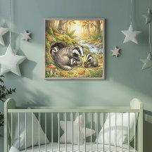 Mama Dasbadger en Haar Jongen Peuterspeelzaal