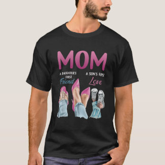 Mama De eerste vriend van een dochter De eerste li T-shirt