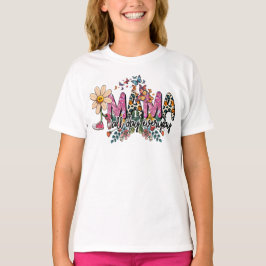 Mama de hele dag Moederdag T-shirt