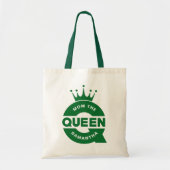 Mama de koningin creatieve typografie tote bag (Voorkant)