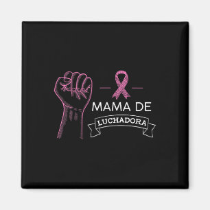 Mama De Luchadora Borstkanker Bewustzijn Mom Span Magneet